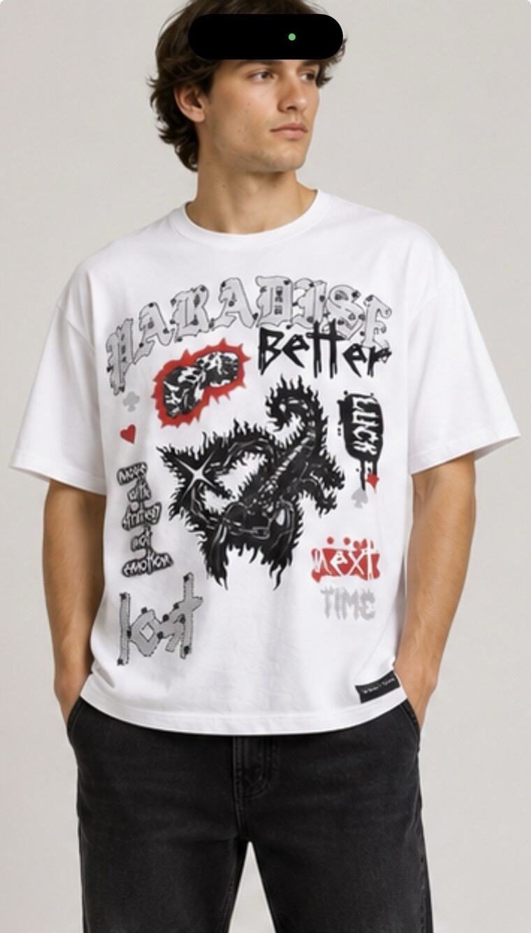 Paradise Lost Paradise Better Graphic T Shirt Mens L White Scorpion Streetwear